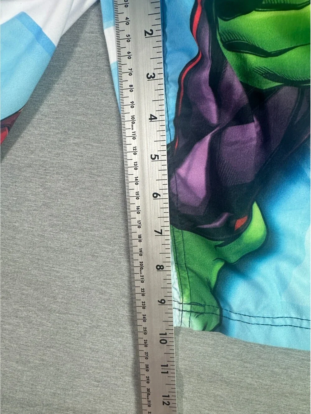 Marvel Avengers Swim Shorts Elastic Waist Drawstrings Youth 14/16